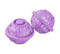 Balles à linge pour machine à laver, boules de séchage non détergentes, fournitures de nettoyage en caoutchouc thermoplastique anti-nœuds pour familles, université, camping-car, voyage