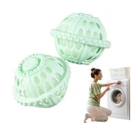 Balles à linge réutilisables - Boules de lavage sans détergent - Accessoire de nettoyage anti-nœuds pour sèche-linge - Nettoyage ménager pour les familles, les étudiants, les vacances
