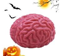 Balles à presser le cerveau - Balles anti-stress légères pour Halloween, faux organe réaliste, jouet à presser sanglant et effrayant pour Halloween, favorise une pensée saine pour la fête d'Halloween.