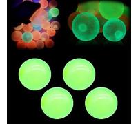 Balles adhésives lumineuses, balle anti-stress lumineuse, qui rebondit vous, balles collantes à jeter au plafond, jouet à presser pour adultes