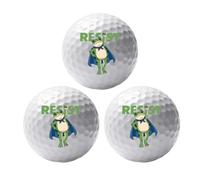 Balles amusantes pour hommes, motif grenouille mignon, unique pour pratiquer les amateurs de golf, parfait C