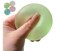 Balles anti-stress à base d'huile de noix de coco pour adultes, balles sensorielles à compression lente pour soulager l'anxiété, balle sensorielle de sucre pour bureau, cadeaux de fête, remplissage de