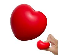 Balles anti-stress cardiaque, balle d'exercice pour les doigts, Exerciseur de préhension des doigts, Exerciseur de poignée, balles anti-stress en forme de cœur pour l'entraînement à un seul doigt et l
