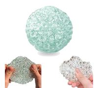 Balles Anti-Stress Faites Main, balles Anti-Stress pour Les Mains, Balle Anti-anxiété, Balle Portable et malléable, matériau TPR, idée Cadeau pour Hommes et Femmes (Blue1PCS)