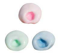 Balles Anti-Stress Raisin À Billes sous Vide Sand Glutinous Boules De Sable Gluantes Anti-Stress Jouet Sensoriel pour Enfants et Adultes la Décompression et la Concentration(6 cm) (GN+PK+BU)