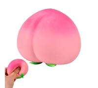 Balles Anti-Stress,Stressball,Boules à Pétrir Anti-Stress, pour se détendre, Jouets Doux à Presser se décompresser et se concentrer Jouet à soulagement du Stress pour Enfants Adultes (Pêches Roses)