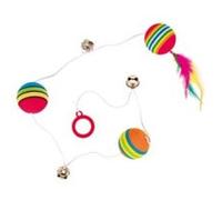 Balles Arc-En-Ciel Avec El , Ø 3,5 Cm/80 Cm - 4133 - Mon Animalerie G
