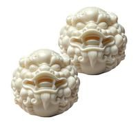 Balles Baoding - 1.77 Boule de main | Boule de massage en bois - Balles compactes pour exercices manuels anti-stress pour hommes âgés à la maison, au bureau, à l'école, aux voyages, à la méditation et