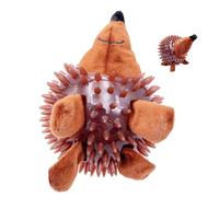 Balles couinantes pour chien - Jouets en peluche pour mâcheurs agressifs | Grenouille hérisson Balle flottante pour chien | Balle agressive en caoutchouc naturel, jouets en peluche pour le nettoyage