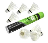 Balles de badminton - Navettes blanches avec vol et contrôle droits | Shuttles en nylon durable de badminton pour le jeu récréatif de loisirs en plein air | Entre