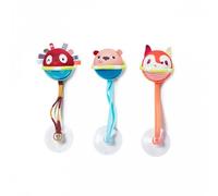 Lilliputiens - Balles de bain (x3) - Jouet interactif pour bébé avec ventouses - Flottantes et colorées - Idéal pour le moment du bain - Parfait pour le développement sensoriel - dès 3 mois - 83051