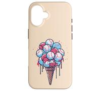 Balles de Baseball en Forme de cône de Glace pour garçons, Enfants, Hommes et Femmes Coque pour iPhone 16