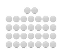 Balles de en Mousse Souple 30 Pièces pour L'entraînement Intérieur et Extérieur, Balles de en éponge EVA pour Une Pratique Sûre pour Les âges et Les Niveaux de Compétence (White)