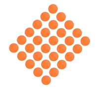 Balles de en Mousse Souple 30 Pièces pour L'entraînement Intérieur et Extérieur, Balles de en éponge EVA pour Une Pratique Sûre pour Les âges et Les Niveaux de Compétence (Orange)