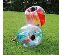 Balles de football à bulles génériques, balles de pare-chocs gonflables, balle de sumo gonflable, balle de hamster humain, balles gonflables sûres pour entrer dans des jeux passionnants, 90 cm, rouge