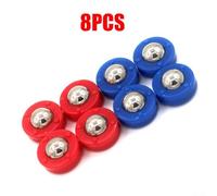 Balles de football de table, palets de rechange de 23 mm pour babyfoot, boules de buteur en plastique rouge et blanc, accessoires de canne de football d'intérieur multifonctionnels, ensemble de perles