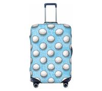Balles de golf, 1 housse de bagage de voyage, housses élastiques pour valises de 18 à 32 pouces, Noir, X-large