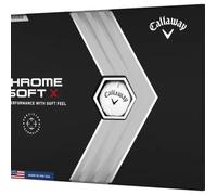 Balles de Golf - Callaway - Chrome Soft X - Blanches - Mixte - 12 unités