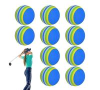 Balles de golf de pratique pour jardin - 10 balles en éponge - Équipement sportif pour terrain de conduite intérieur et extérieur pour golfeurs débutants