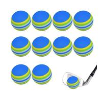 Balles de Golf d'Entraînement pour Jardin | 10 Pièces Balles d'Entraînement Souples pour Golf | Aide d'Échauffement Sportif pour Débutants, Juniors, Séniors et Amateurs en Jardin, Extérieur ou le Prac