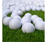 Balles De Golf En Plastique Pp Blanc, 10 Pièces, Pour L'entraînement En Intérieur Et En Extérieur, Accessoires De Sport Et De Voyage, Vente En Gros