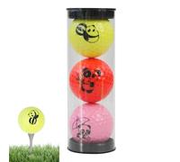 Balles de golf panda, balles de golf fantaisie drôles | Accessoires de golf portables amusants, golfeurs, balles de golf pour adultes, distance en famille et tirs droits, tous les golfeurs jeux de
