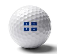Balles De Golf Personnalisées Avec Le Drapeau Du Québec - Un Cadeau Pour Hommes Femmes - Accessoires Pour Balles De Golf Longue Distance Parfaits Pour Golfeurs Amateurs Pour Un Anniversaire Ou Noël
