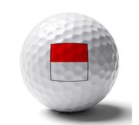 Balles De Golf Personnalisées Pour Hommes Avec Le Drapeau De La République D'Indonésie Cadeaux Et Accessoires De Golf Uniques Pour Les Passionnés Les Papas Et Les Maris Pour Un Anniversaire Ou Noël