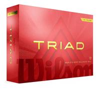 Balles de golf Wilson Triad (x12) Jaune TU