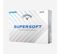 Balles de golf x12, Callaway Supersoft blanc