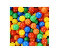 vidaXL Balles de jeu 3102950 500 pièces multicolores en plastique