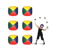 Balles de jonglage - WJ - Paquet de 6 - Diamètre 5 cm - Poids 45g - Convient aux débutants