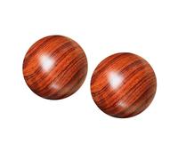 Balles de Massage à Main en Palissandre, 2 Pièces pour Doigts | Bois Massif à Veinage , Stimulation des Points D’acupuncture, Usage Bureau et Maison, pour Mains et Doigts