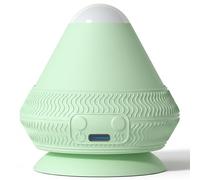 Balles de massage pour le chauffage du dos et balle de massage vibrante avec ventouse pour soulager les muscles, boule fascia pour la relaxation du dos, cou et corps, verte, vibrante