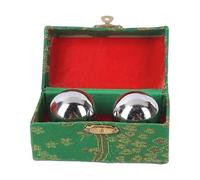 Balles de méditation - 2 pièces en métal pour exercices de doigt | Outil d'exercice de force pour soulager la santé pour adultes, femmes, hommes, fitness, yoga, relaxation, préservation de la
