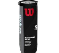 Balles de Padel Wilson X3 Speed 3-Tin (Boîtes 24 x 3)