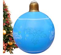 Balles de plage de Noël gonflables pour les fêtes, ballons festifs | Jouets de piscine à thème du Père Noël, sphères gonflables colorées, jeux de fête, décorations saisonnières amusantes pour les