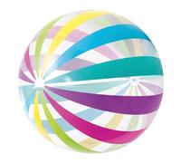Balles de plage gonflables - Jouet de piscine arc-en- - Jeux d'eau d'extérieur - Accessoire de jeu d'été léger - Balles amusantes colorées et lumineuses - Équipement de vacances vivant - Option de
