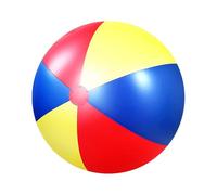 Balles De Plage - Grande Sphère Arc-en- Gonflable | Boule De Piscine En PVC Surdimensionné, Jouet D'eau D'été Vibrant, Flotteur Amusant Rempli D'air Pour Enfant, Accessoire De Jeu Coloré Pour Les
