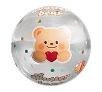 Balles de Plage pour - 23,6 dans Les Jouets de Plage | Boules gonflables | Balle Jumbo Transparente | Joyage extérieur Enfant | Jeu d'eau pour Les Vacances Adultes Backyard Park Party Family K