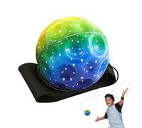 Balles de poignet sur une ficelle, balles de avec bracelet | Ballon gonflable de sport sur une ficelle - Balle de poignet de sport, jouet amusant pour un seul joueur, jouet d'exercice, améliore la coo