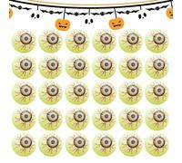 Balles de -pong à globe oculaire, balles rebondissantes d'Halloween - Halloween Treat Bag Stuffers 30 pièces illuminent les globes oculaires | Boules d'Halloween, boules oculaires pour garçons, fi