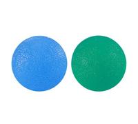 Balles de Rééducation Main Tpr 2 Pièces pour Grip | Bleu et Vert, Usage Bureau ou Kinésithérapie, Mains et Avant-bras, Format Portable Anti-stress