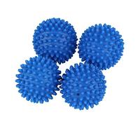 Balles de séchage 4 paquets Billes de séchage réutilisables bleues Remplacer le linge Tissu de séchage