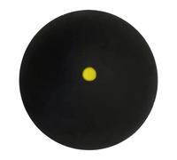 Balles de squash à point unique - 3,8 cm - Points jaunes - Squash portable