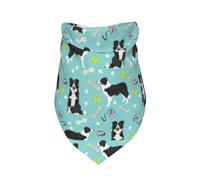 Balles de tennis Border Collie Toys bleu clair,Bavoir écharpe triangulaire à capuche réglable pour animaux de compagnie, capuche lavable adaptée aux chiens et chats de petite, moyenne et grande taille
