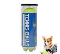 Balles de tennis de chiot, jouets de chien à balle,Indestructible Catching Tennis Balls 3X | Toyage de chiot interactif jouet extérieur sport pour animaux de compagnie pour les petits, moyens et grand