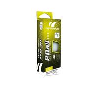 Cornilleau - Balles de tennis de table P-Ball ABS Evo X3 310555 - ITTF - 3 étoiles - Blanc 3 pièces