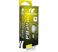 Cornilleau - Balles de tennis de table P-Ball ABS Evo X3 310555 - ITTF - 3 étoiles - Blanc 3 pièces