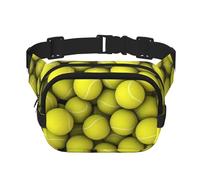 balles de Tennis,Sac Banane carré Double Couche, Sac de Poitrine